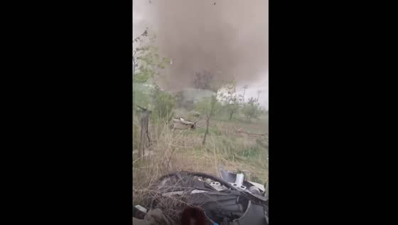 Fury unleashed: a farmer's glimpse into Fuxin's terrifying tornado