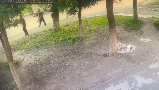 Pedestrians struck by reversing car in Magnitogorsk, Russia