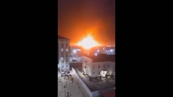 Powerful explosion rocks gas supply station in Samarkand, Uzbekistan
