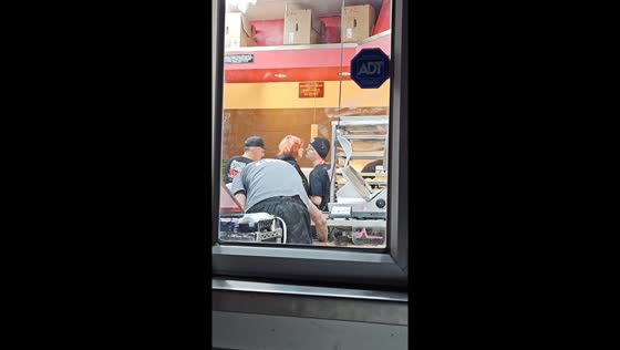 Worker distraction causes delay at sandwich shop in Prescott Valley, Arizona, USA