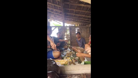 Friends’ meal interrupted as floor collapses in Java, Indonesia