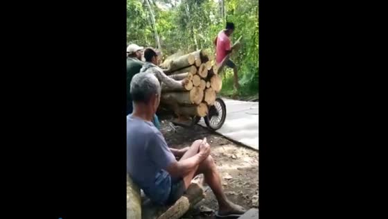 Cart-tastrophe in Boyolali: hilarious overload lifts cart and spirits!
