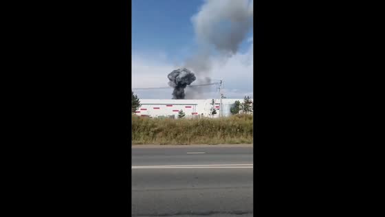 Drone strike sparks fire at Wildberries warehouse in Sarapul, Russia