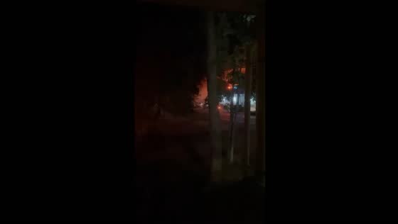 Ukrainian missile lands in Kursk courtyard, causing fire and destruction