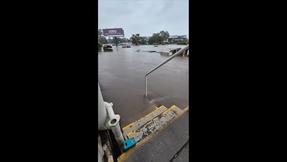 Vehicles submerged as Cyclone Alfred’s remnants cause severe flooding in Brisbane, Australia