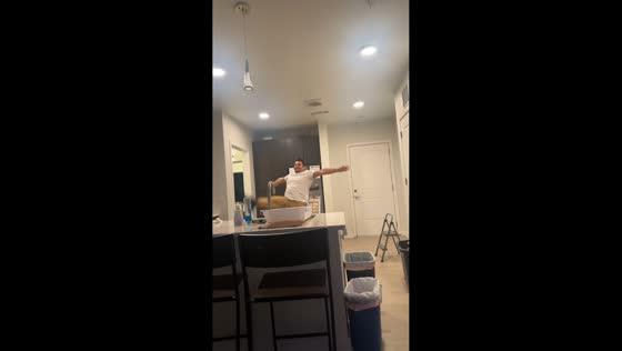 Man loses balance and falls after spinning in Winter Garden, Florida, USA