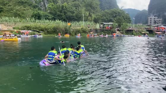 Splash squad adventure in Guangxi, China