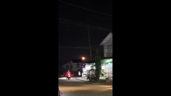 Blood moon glows over General Mariano Alvarez, Cavite, Philippines