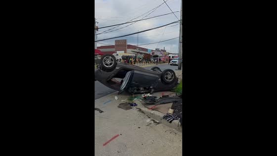 MTA bus crashes into building after multi-vehicle collision in Pikesville, Maryland, USA