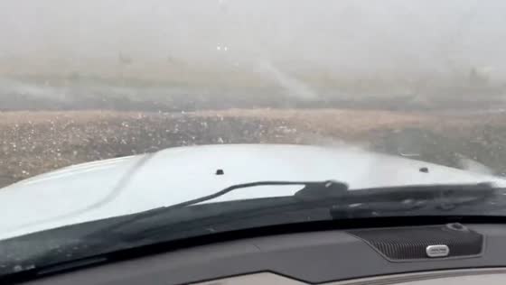 Hail storm wreaks havoc on Fluvanna, Texas