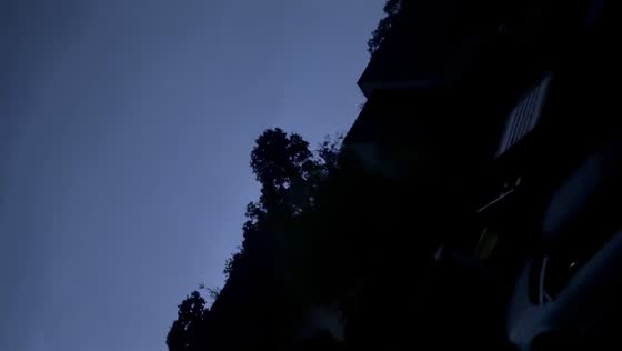 Frequent lightning illuminates powerful thunderstorm over Surzur, France