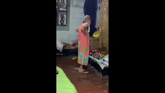 100-year-old grandmother stays active with gentle exercises in Iloilo, Philippines