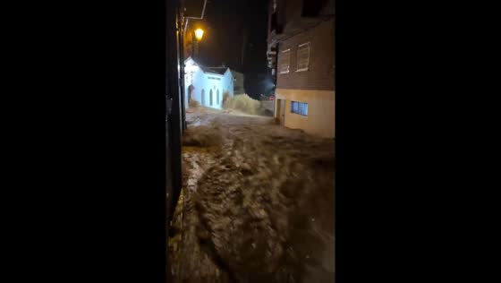 Severe flooding hits Chiva, Valencia after torrential rains