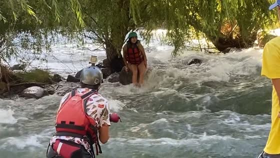 Riveting rafting rescue: dramatic video captures swift river save in Mendoza, Argentina