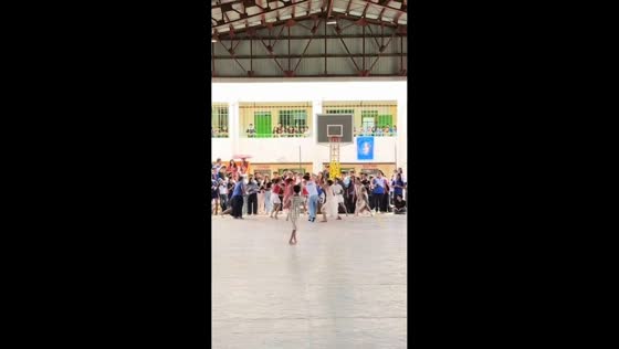 Hilarious basketball game brings laughter at school sportsfest in Isabela, Philippines