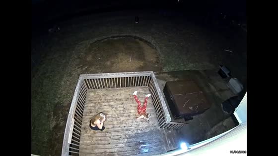 Woman slips and falls after spinning in Kansas, USA
