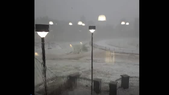 Alberta braces against relentless hailstorm assault as nature unleashes its fury