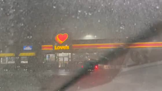 Severe thunderstorm and tornado warning in Haralson County, Georgia, USA