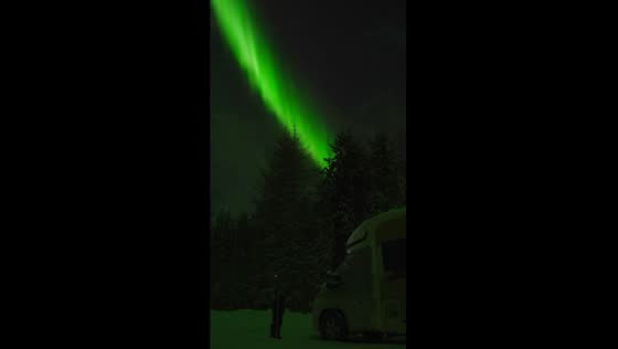 Rare spectacle: intense pink and red aurora illuminates Finnish night sky in stunning video