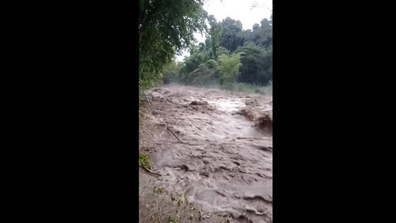 Severe flooding hits Barangay Camansi, Davao City