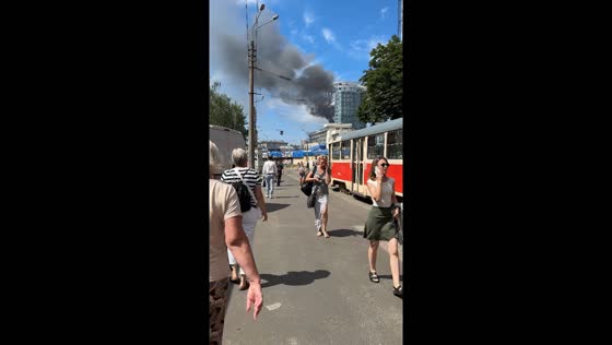 Children's hospital hit in Russian shelling, Kyiv