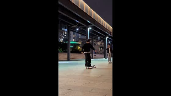 Man falls after chair collapses following skateboard move in Shanghai, China