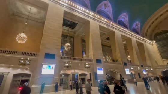 Sudden power outage at Grand Central Station, New York