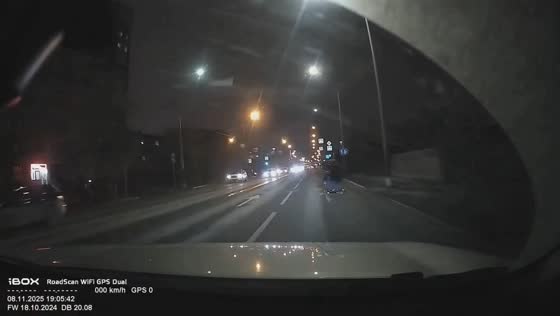 Scooter rider narrowly avoids collision in Tyumen, Russia