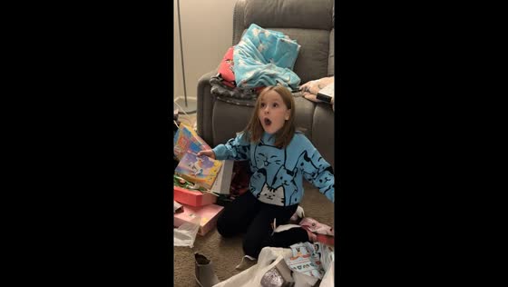 Joy unleashed: Christmas eve delight as Ryder unwraps gifts in Lebanon, PA