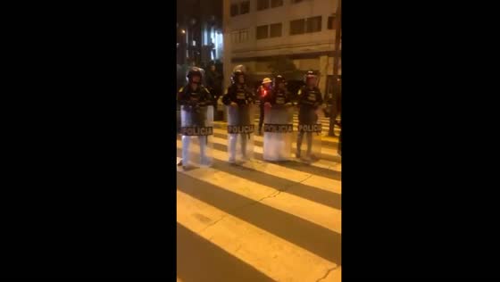 Protests against Dina Boluarte's regime in Lima, Peru