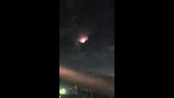 Mysterious light in the sky after earthquake in Cebu, Philippines