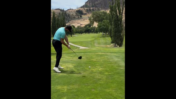 Golf ball accidentally hits bird in Osoyoos, Canada