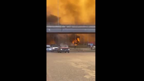 Wildfire in Córdoba, Argentina