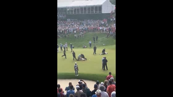 Protesters disrupt Travelers Championship Final round at TPC River Highlands