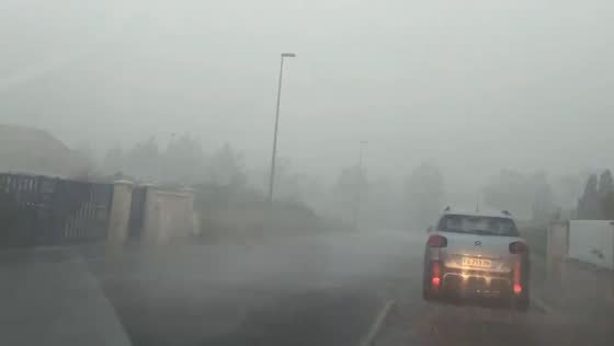 Severe thunderstorm strikes Troyes