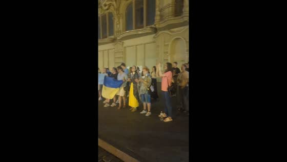 Protests erupt across Ukraine against Bill No. 12414 in Odesa, Ukraine