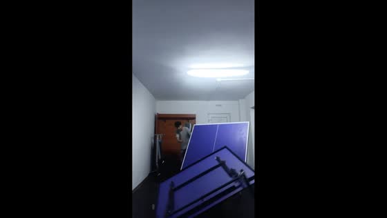 Table breaks during playful ping pong game in Romania
