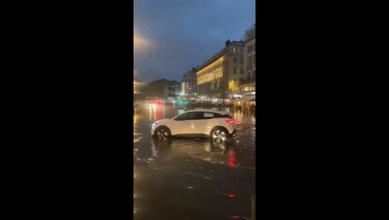 Marseille v PSG Ligue 1 match postponed due to storms in Marseille, France
