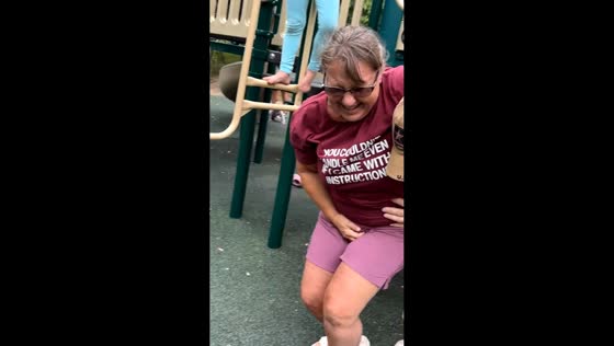 Woman assisted after mishap on monkey bars at Truman Lake, Warsaw, Missouri
