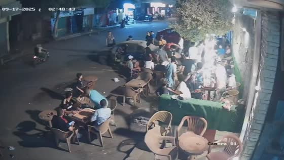 Car rolls back into crowd during mahjong game in Giza, Egypt