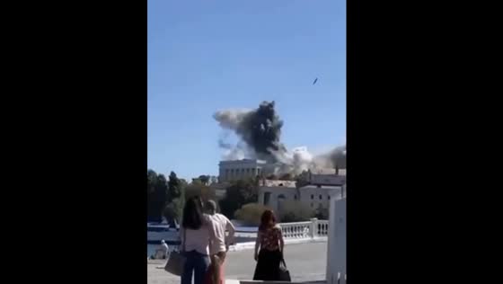 The Ukrainian Armed Forces hit the headquarters of the Russian Black Sea Fleet with a missile