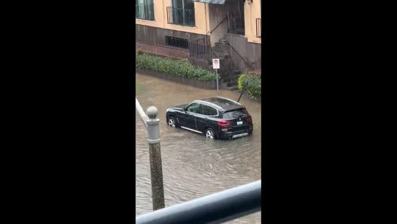 Intense storm causes major flooding in Los Angeles, California, USA