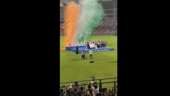 Team India celebrates T20 World Cup victory with dance