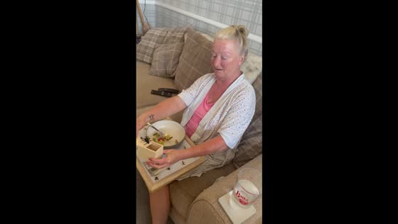 Little girl’s spider prank surprises her granny in Worcestershire, England, UK