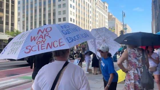 Anniversary rally honors Congressman John Lewis in Metro Center, Washington DC, USA