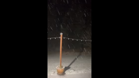 Intense winter storm blankets Ashland in Ashland, Wisconsin, USA