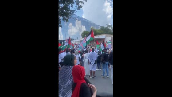 Pro-Palestine rally erupts outside US Consulate in Sandton amidst Gaza-Israel conflict