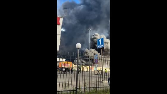 Drone debris damages building at Moscow’s Sadovod shopping center amid reported attack