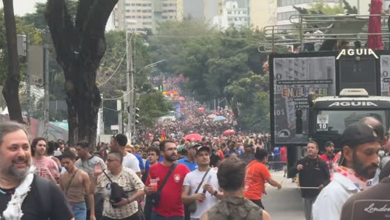 Massive turnout fills streets for LGBTQ- Pride Parade in São Paulo, Brazil