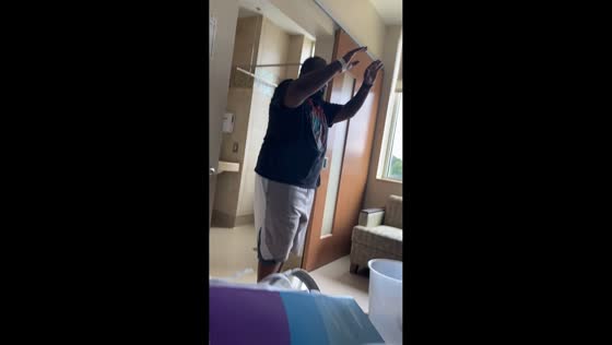 Clumsy cartwheel attempt in Hiram, USA